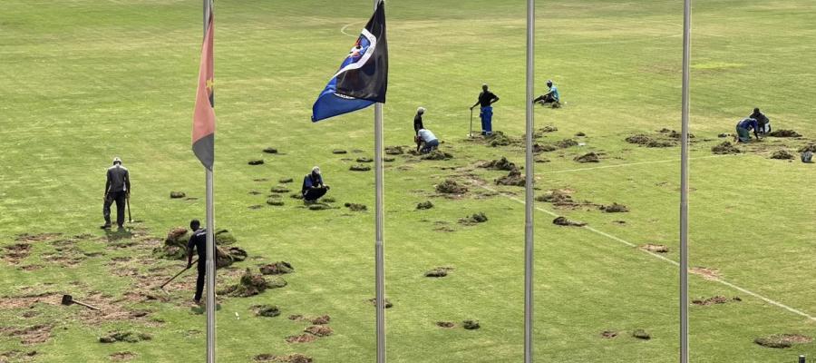‼️RELVA DO ESTÁDIO 22 JUNHO EM FASE DE REPARAÇÃO
